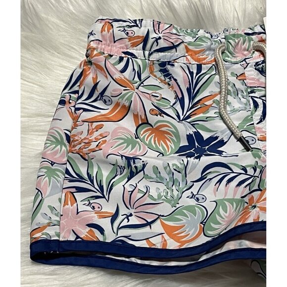 Polo Ralph Lauren Print Swim Trunk Boy's Size 5 Sea Creature Tropical Pull On - Picture 3 of 13